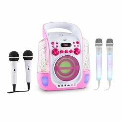 Auna Multimedia Kara Liquida Rose + Dazzl Mic Kit