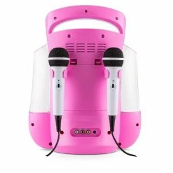 Auna Multimedia Kara Liquida Rose + Dazzl Mic Kit -Multimedia Soldes Boutique 60002101 yy 0004 titel back auna Kara Liquida Design Karaokeanlage reedit